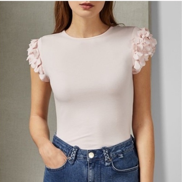 Ted Baker Floral Appliqué Top - Picture 2 of 10
